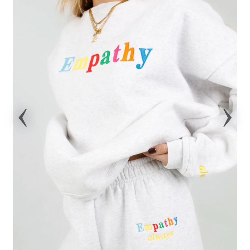 SET: Mayfair Group “Empathy Always” Sweat Pants Sweatshirt Set